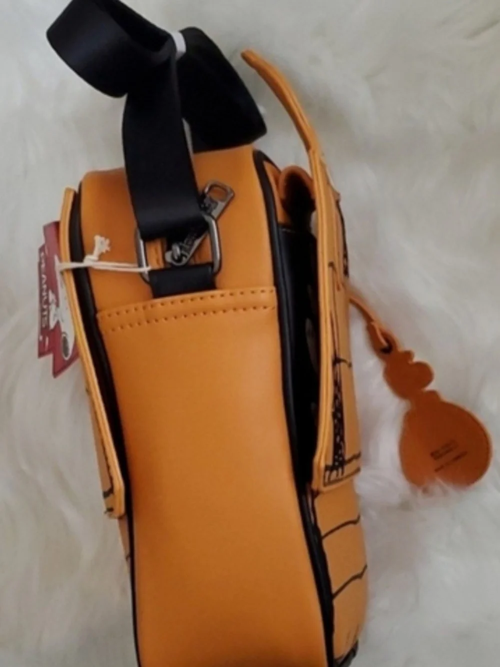 Peanuts Snoopy Loungefly Orange Halloween Crossbody Bag NWOT